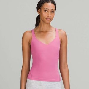Lululemon Pink Blossom Align Tank Waist length